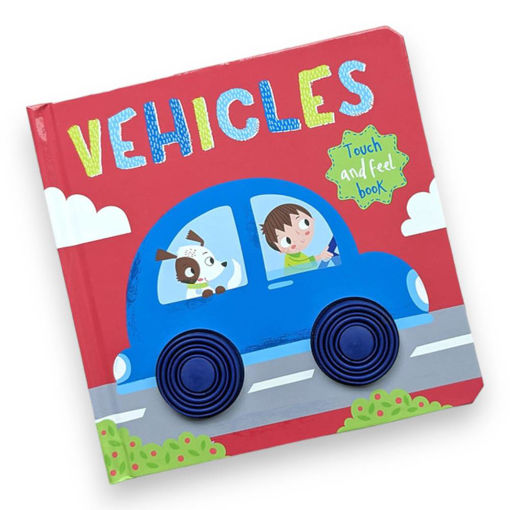 Picture of TOUCH AND FEEL BOARD BOOK - VEHICLES